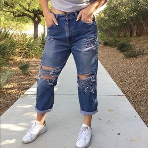 High waisted Sonoma jeans.